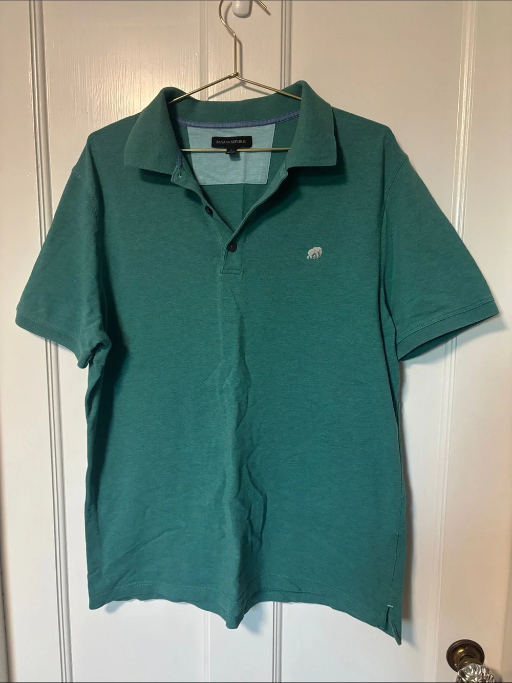 Banana Republic Men's Green Polo Shirt